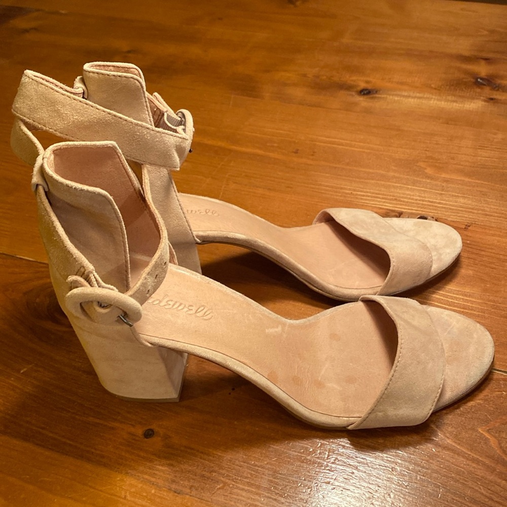 Madewell Unworn Suede Heels - 3 1/2 Inches - Size 9
